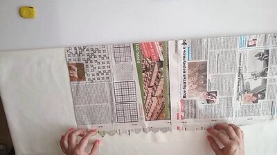 Раскрой передней детали юбки