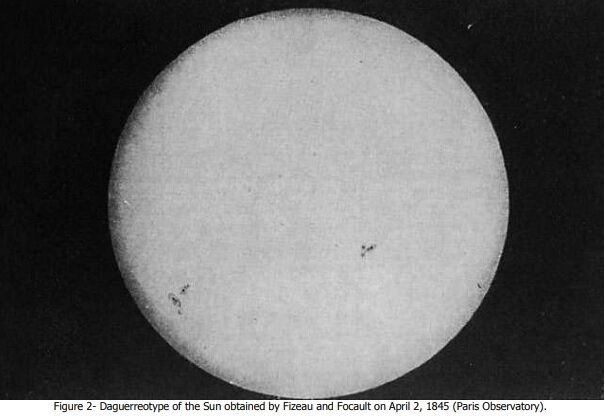 Дагерротип Солнца Фуко и Физо 