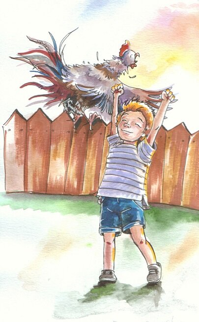 Иллюстрация к сказке Марии Ратьковой.