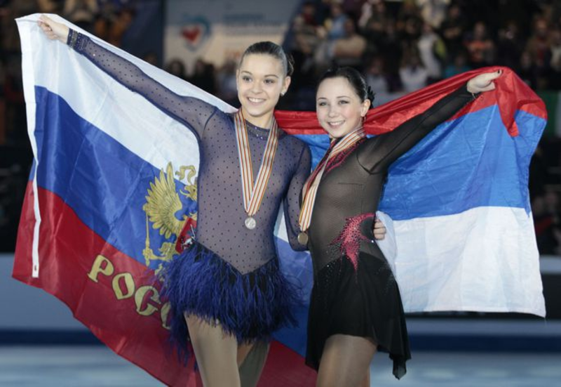 Аделина Сотникова и Елизавета Туктамышева