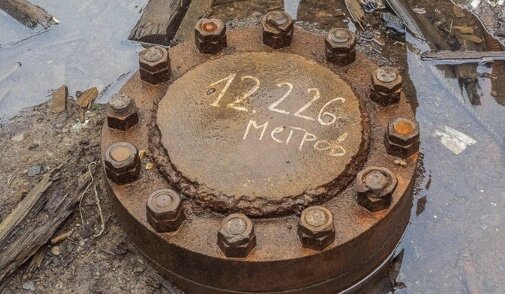 Законсервированная скважина на данный момент 