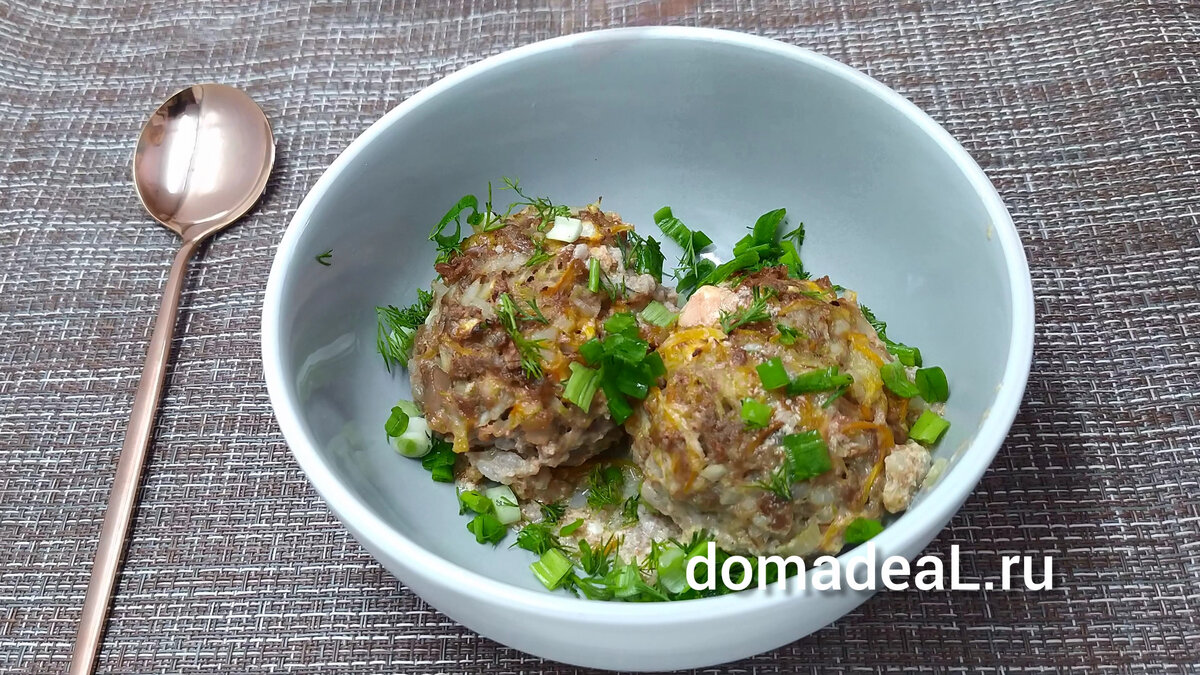 или котлеты с овощами