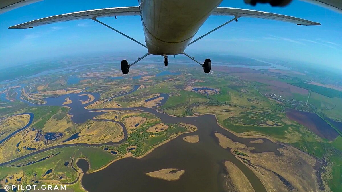 На участке маршрута Бугульма-Бегишево. Cessna 172S