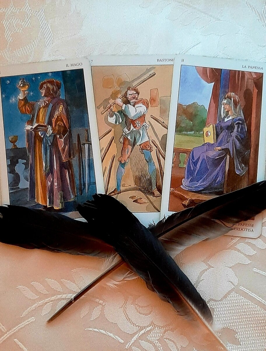 Расклад вопрошателя - ТАРО 3 карты.