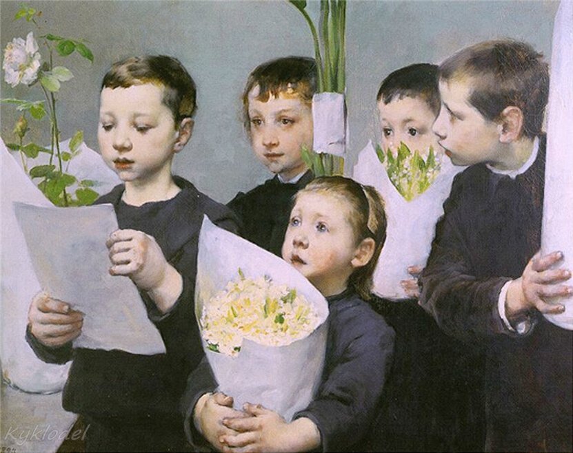 Художник - Жюль Анри Жан Жоффруа