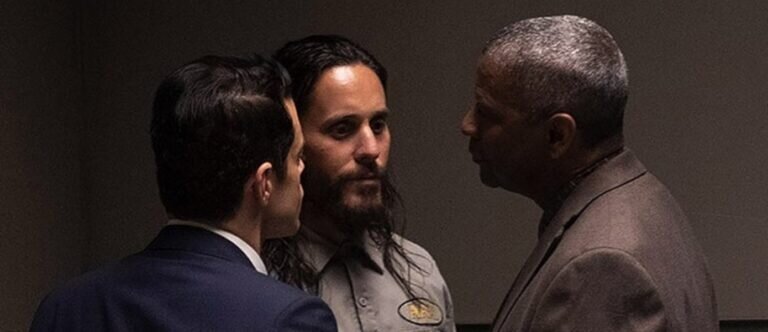 Рами Малек, Джаред Лето и Дензел Вашингтон. Кадр из фильма. 