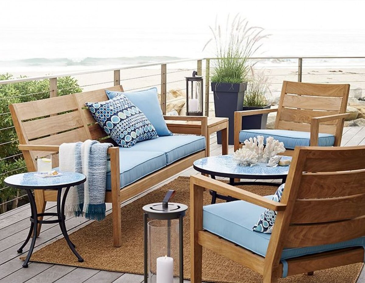 Crate & Barrel Regatta Outdoor Furniture