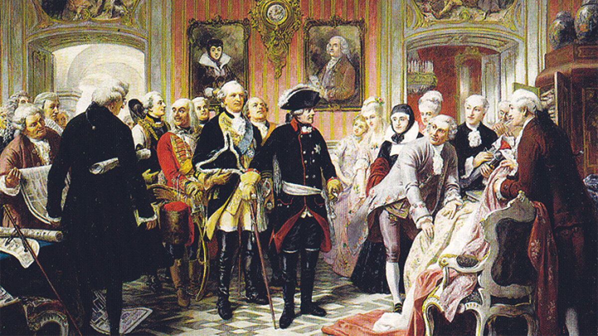 Договор с фридрихом 2. Пруссия 18 век.