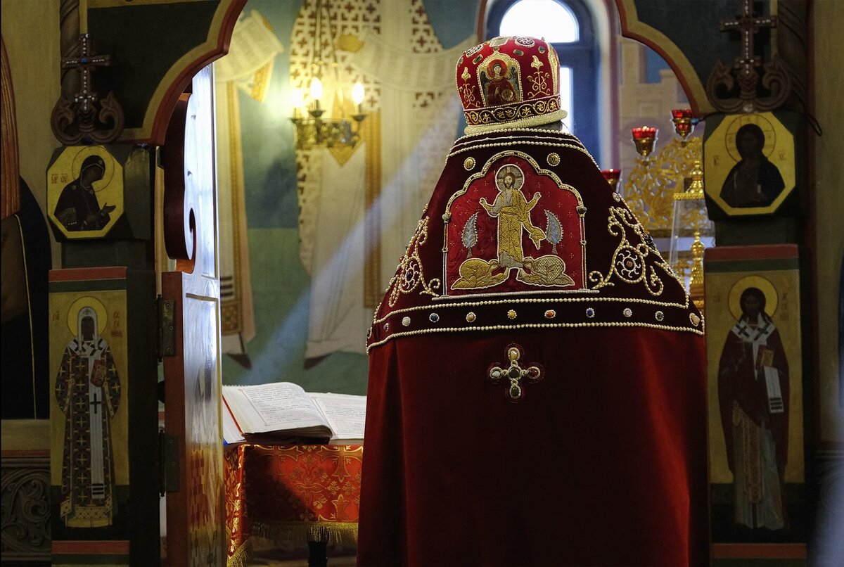 На литургии