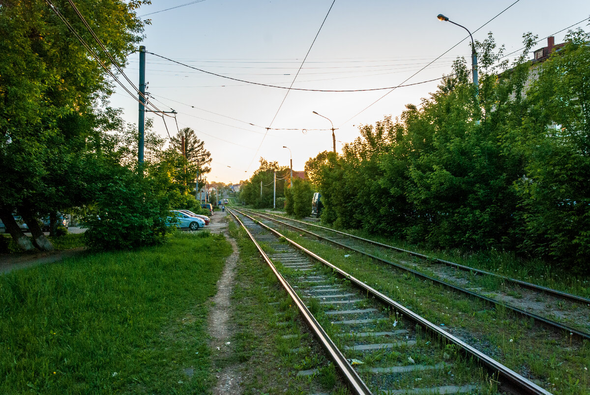 Трамвайная линия на Огнеупорную