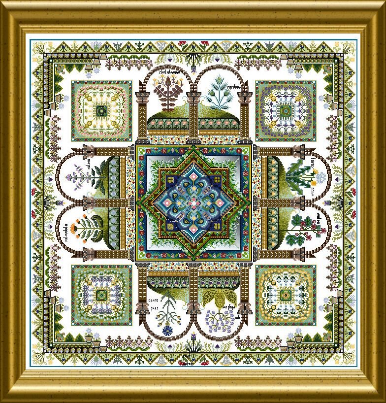 The Herbularius Garden Mandala