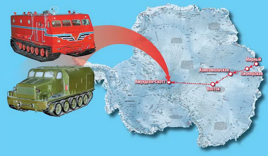 Оригинальные советские и российские автодома: антарктические вездеходы!