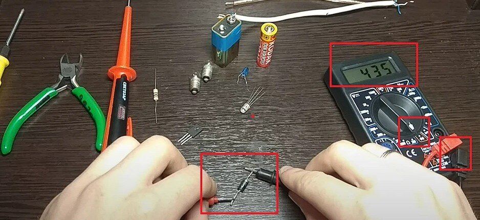 как проверить икз на весте мультиметром