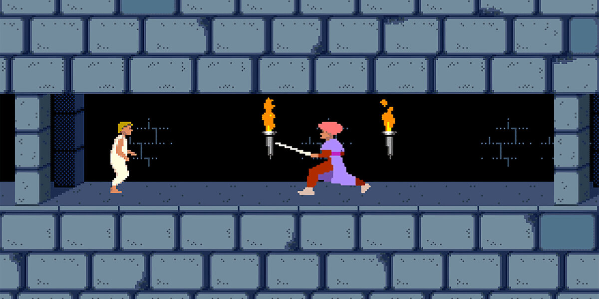 Игры prince. Prince of Persia (игра, 1989). Принц Персии игра 1989. Принц Персии игра 2д. Принц Персии дос.