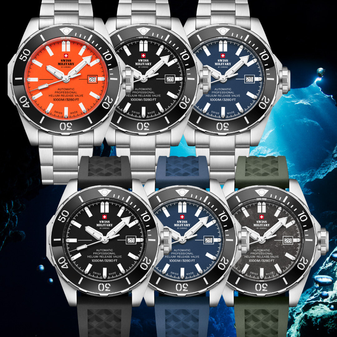 Swiss Military by Chrono Divers 1000m Special Edition