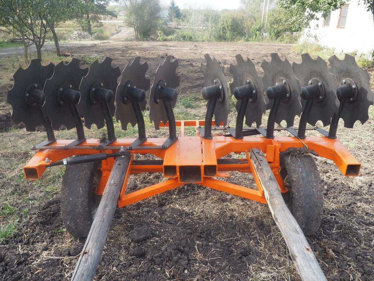 Дискатор в транспортном положении