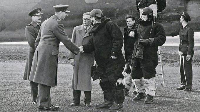 Прилёт Молотова в Лондон 19 мая 1942г.