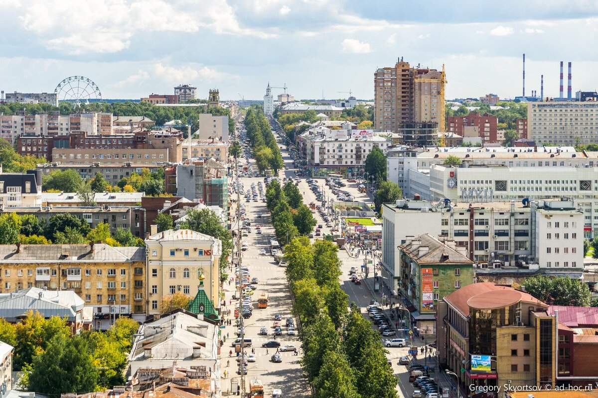 Фото перми сверху