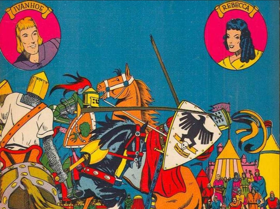 Иллюстрация к "Айвенго". Об этом ниже.