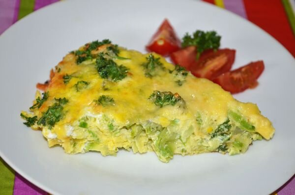 Омлет с кабачками