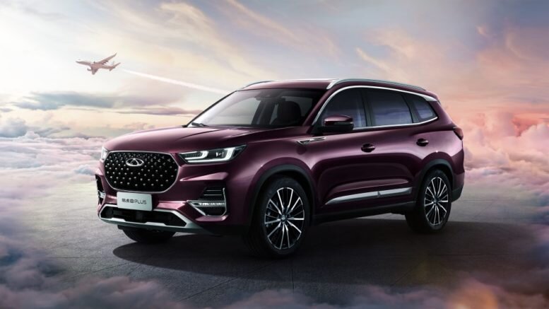 На фото: новый кроссовер Chery Tiggo 8.