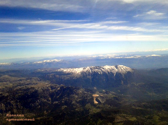 Волшебная Турция! Вид из окна самолёта