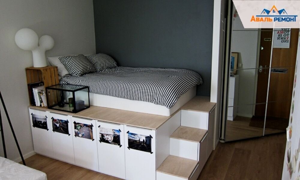 Кровать с подиумом