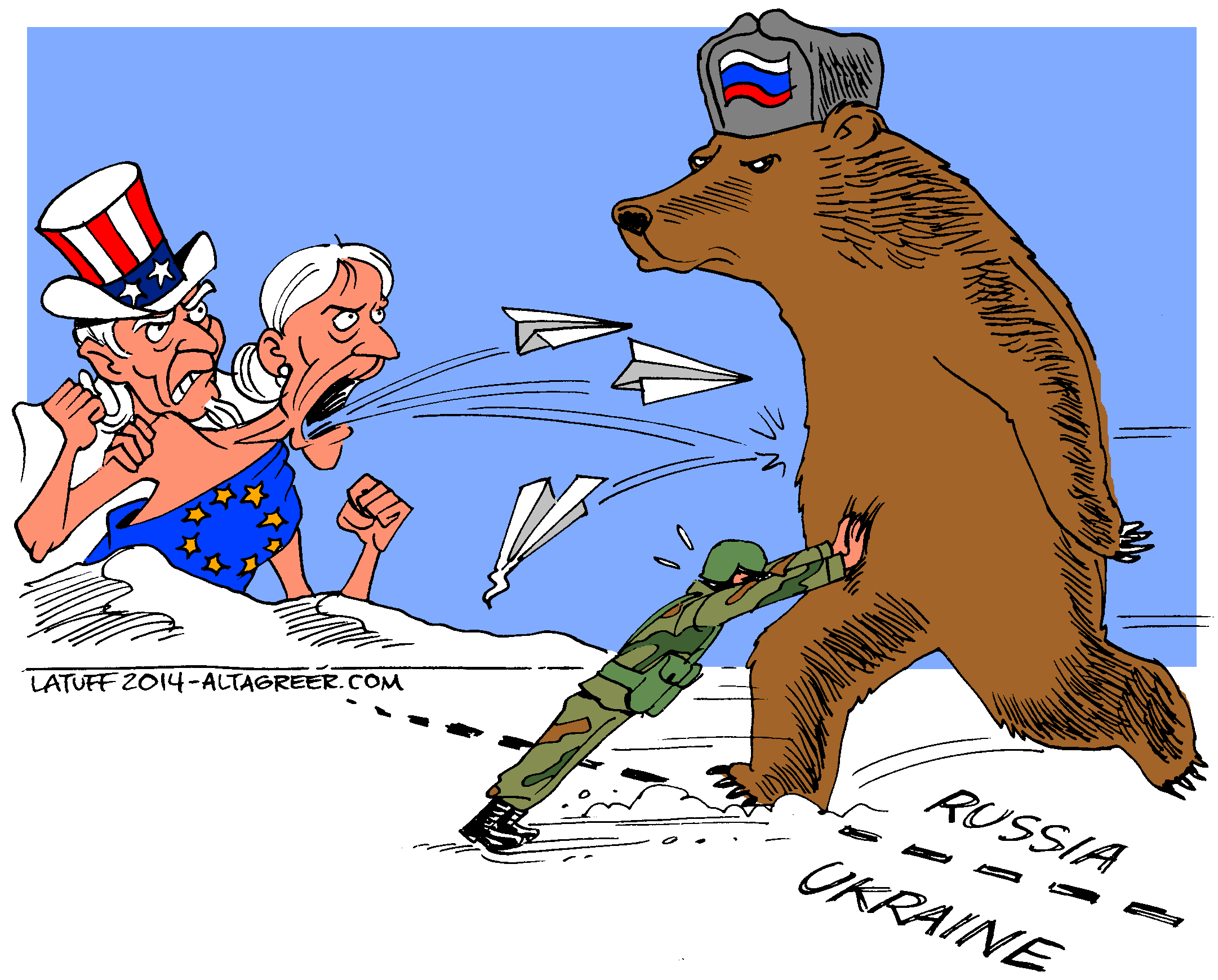 Политические будни России и запада 