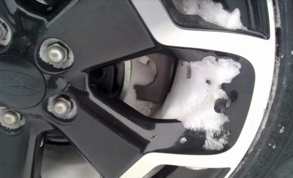 Примерзшие колодки