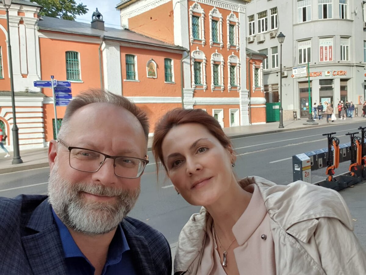 Александр Санкин и Оксана Сухова.