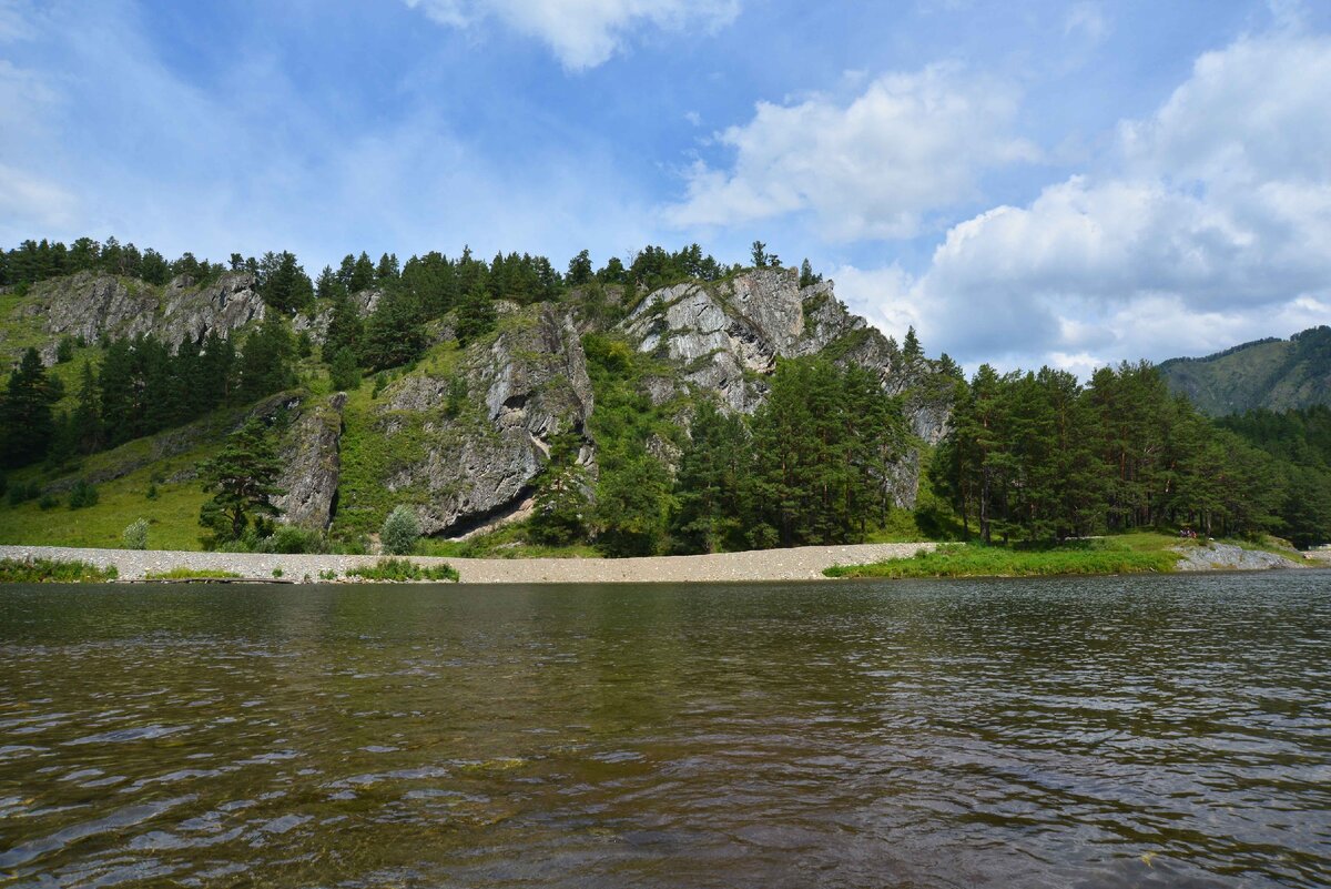 Чемальское водохранилище горный Алтай