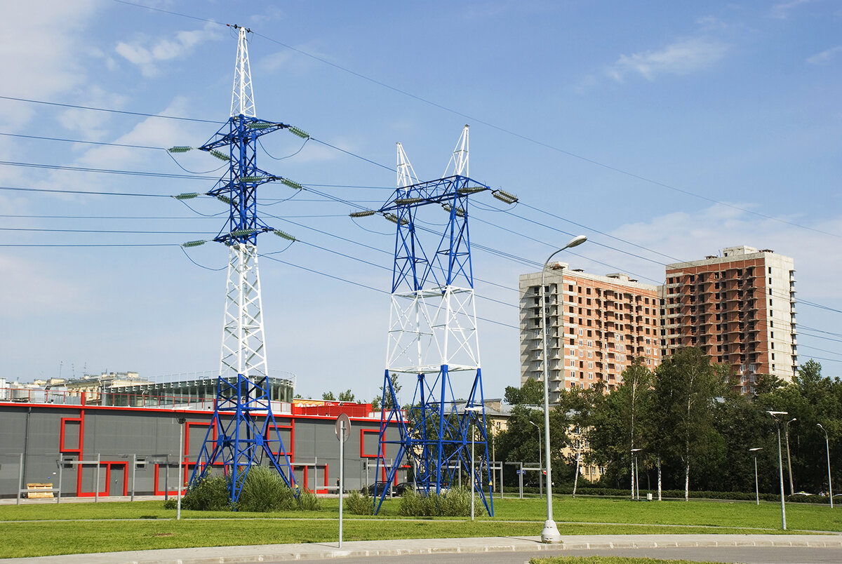 ЛЭП в городском пейзаже. Фотоальбом. Санкт-Петербург | Беглым взглядом |  Дзен