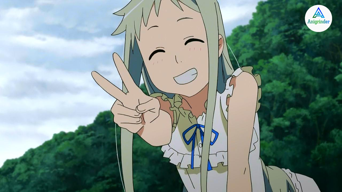 Персонаж из аниме Невиданный Цветок.