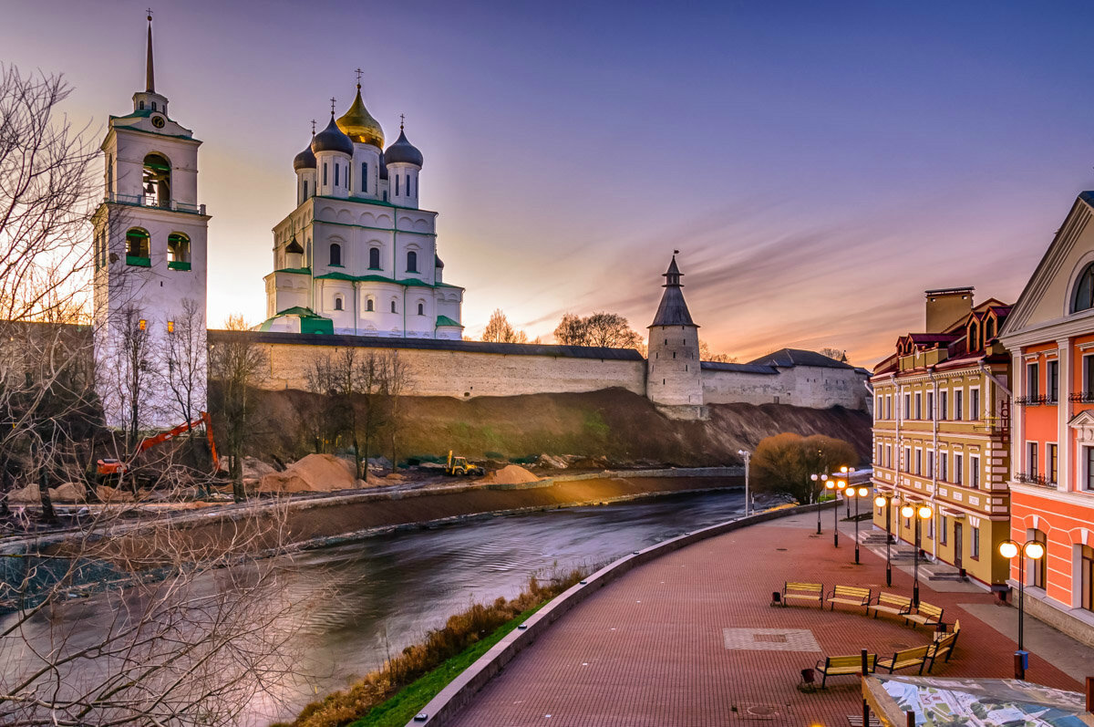 Красивые места в пскове для