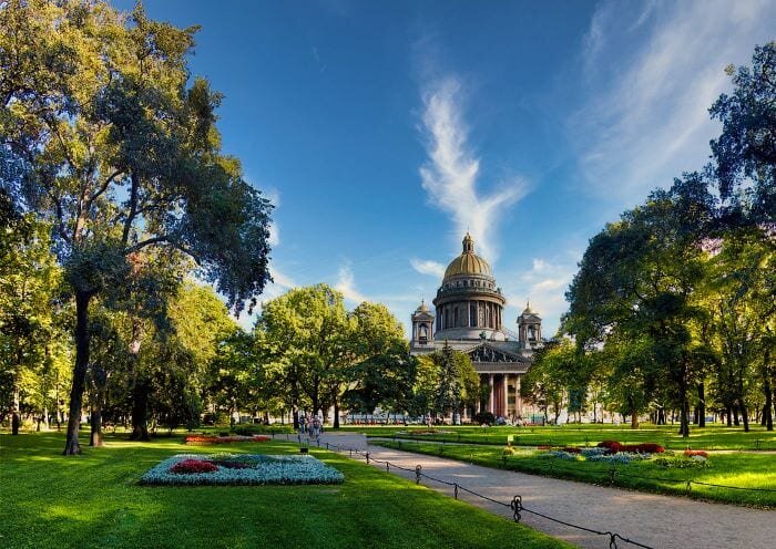 Исаакиевский собор Александровский сад