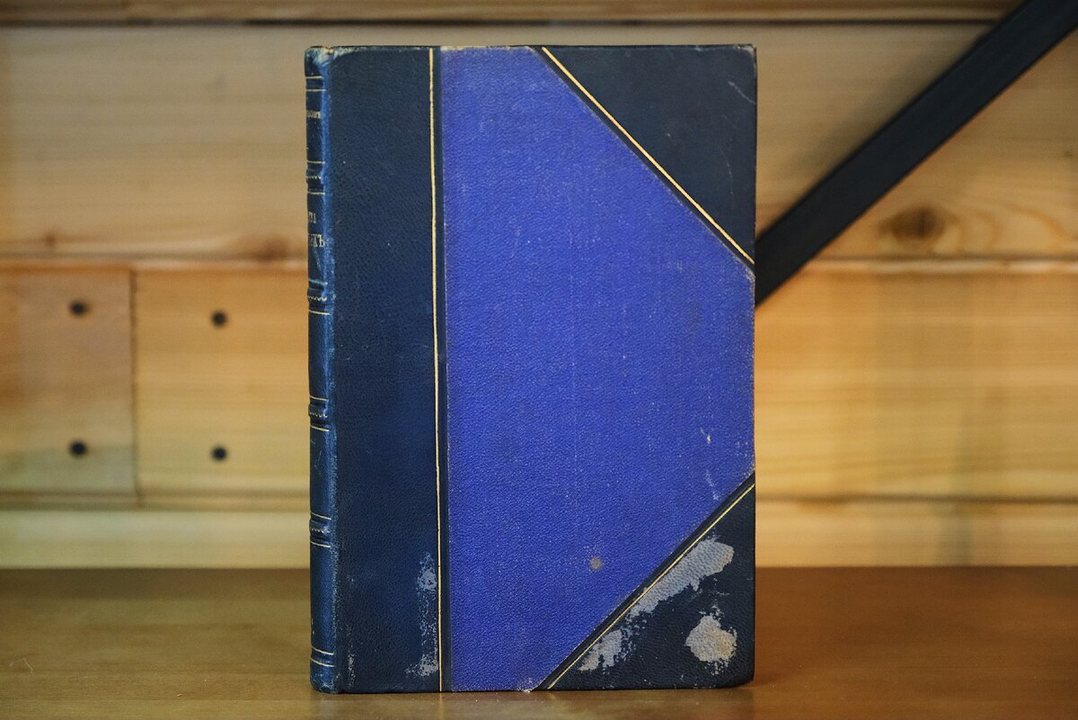 Вид книги до и после реставрации – листайте галерею. 