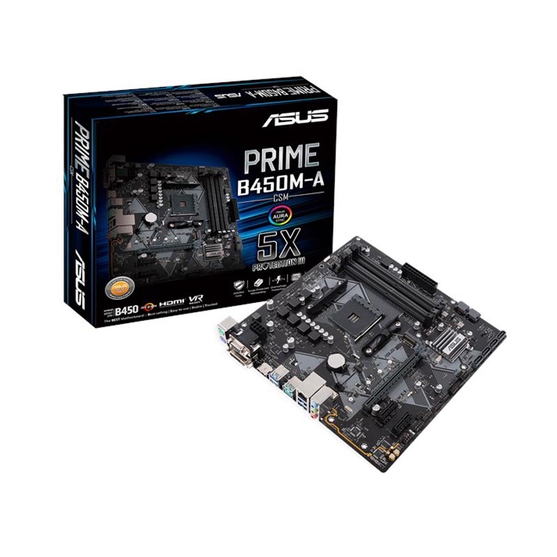  AMD – это разгон, а разгон – это материнки от ASUS. Лучше пока не найдешь. Даже на таких бюджетных вариантах как серия PRIME с чипсетом B450 разгоняться можно и нужно. «Праймовая» материнка для наших сегодняшних комплектующих подходит идеально: разъём PCI-E для видеокарты, слот M.2 для SSD с поддержкой NVMe, а главное, двухканальный режим памяти. И пусть в бюджетном варианте слотов под оперативку всего два, но они нам точно пригодятся. 
 