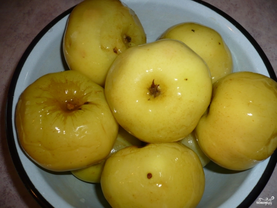 моченые яблоки с рынка