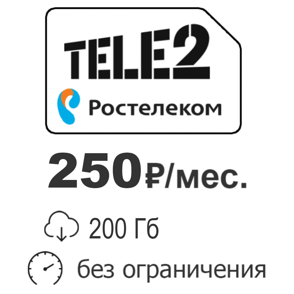 ИНТЕРНЕТ-ТАРИФ РОСТЕЛЕКОМ И250