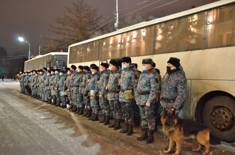 В Твери отряд полиции прибыл из командировки на Северный Кавказ