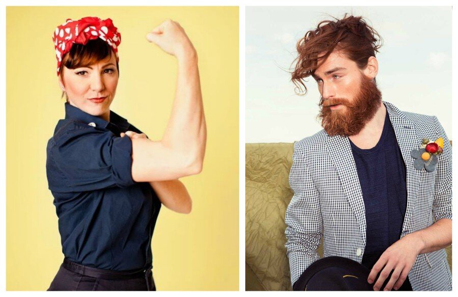 женственность и сексуальность. роуз и рейн дав. рейн дав в детстве. как мужчине стать женственнее. мужественная женщина и женственный мужчина.