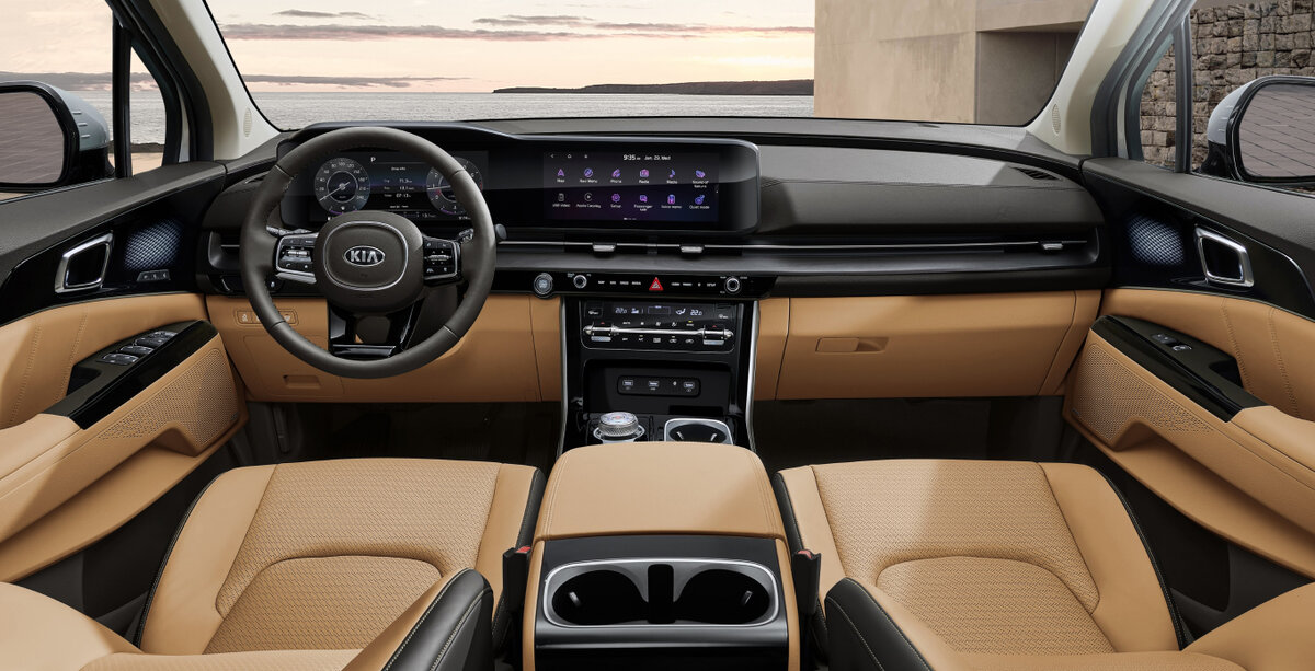 Интерьер Kia Carnival 2022