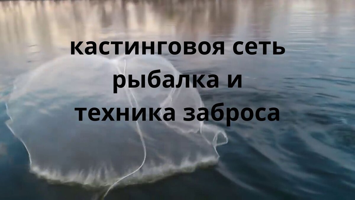 Кастинговая сеть Техника заброса Способы лова Особенности применения ...
