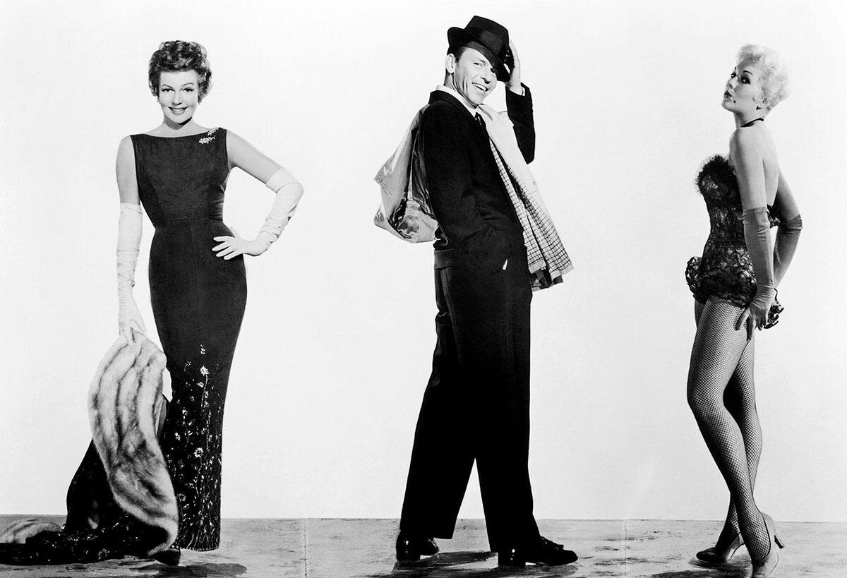 Фрэнк Синатра с Ким Новак и Ритой Хэйворз