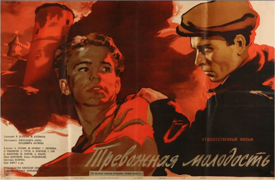 Песня о тревожной молодости. Тревожная молодость фильм 1954. Рыбников в фильме тревожная молодость. Фильм Старая крепость 1954. Фильм СССР тревожная молодость.