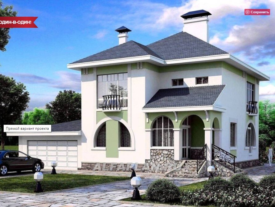 Проект загородного дома "Палома" 76А , © Владимир Тарасов