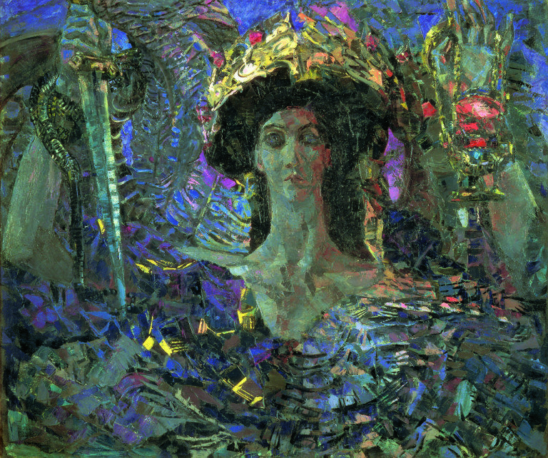 Шестикрылый Серафим. 1904. М. Врубель