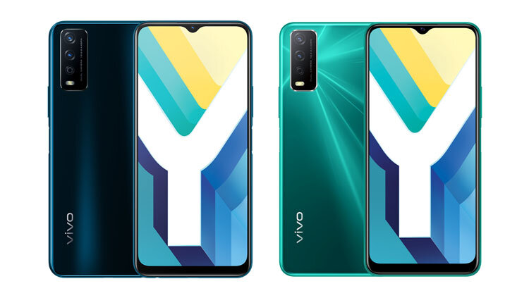 Два цвета корпуса смартфона Vivo Y12A