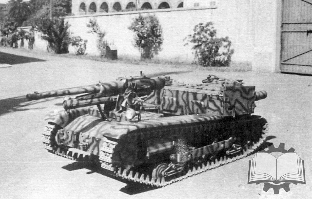 Semovente da 47/32 su scafo L 3 в походном положении.