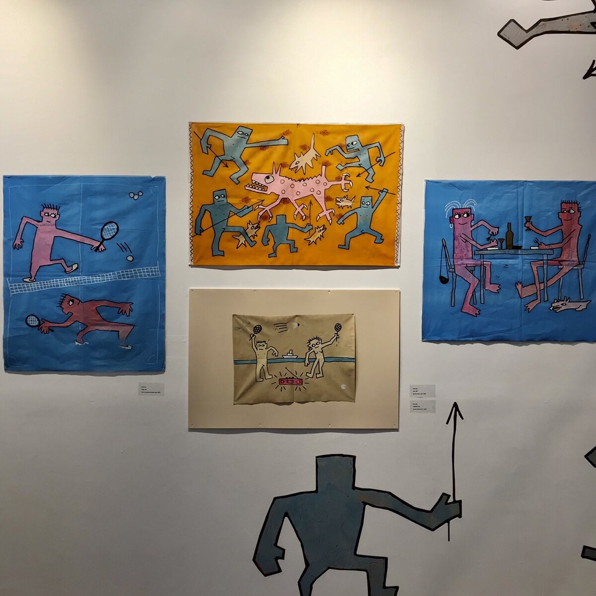 Выставка рисунков Виктора Цоя